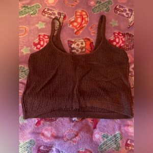 Old Navy Chocolate Knit Top